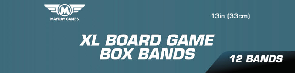 12 Pack of XL Board Game Box Bands (13 inches) - for just $16! 