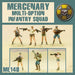 DUST 1947: Mercenary Multi-Option Infantry Squad - for just $34.50! 