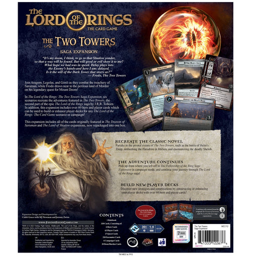 The Lord of the Rings LCG: The Two Towers SAGA Expansion - Premium Board Game - Just $69.99! Shop now at Retro Gaming of Denver