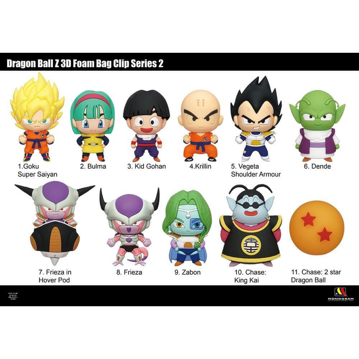 Monogram: Dragon Ball Z Series 2 - 3D Foam Bag Clip Blind Bag - for just $7.99! 