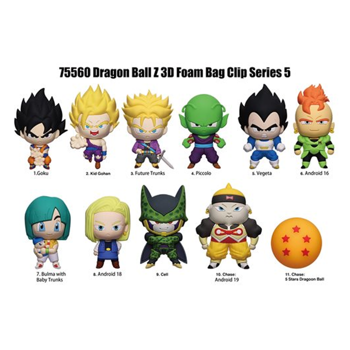 Monogram: Dragon Ball Z Series 5 - 3D Foam Bag Clip Blind Bag - for just $7.99! 