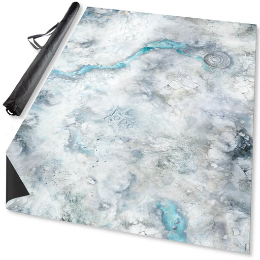 Terrain Crate Gaming Mat: Snowfield 60″ x 44″ - for just $80! 