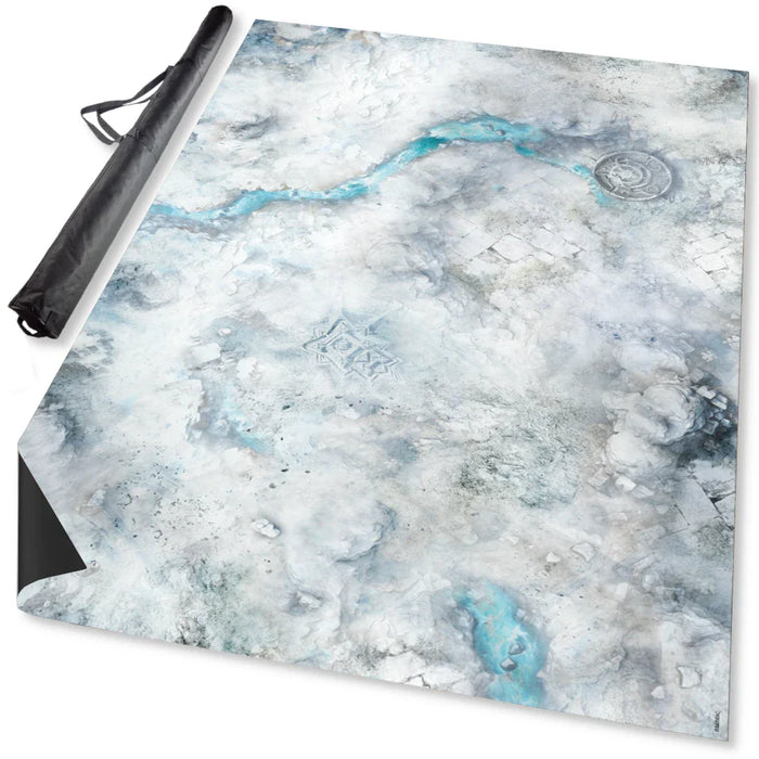Terrain Crate Gaming Mat: Snowfield 60″ x 44″ - for just $80! 