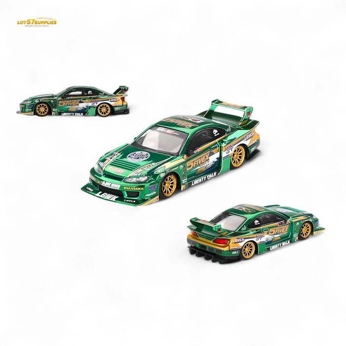 Mini-GT Nissan S15 Silvia LB-Super Silhouette 2024 Fausto Racing #858 1:64 - for just $24.99! 