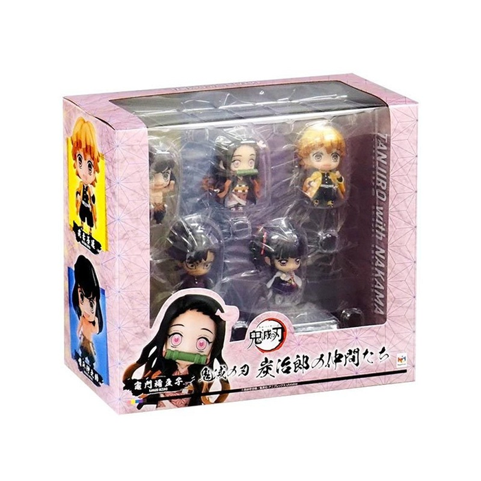 Megahouse: Demon Slayer: Kimetsu no Yaiba - Tanjiro & Friends Mascot Box of 5 Figures - for just $71.99! 