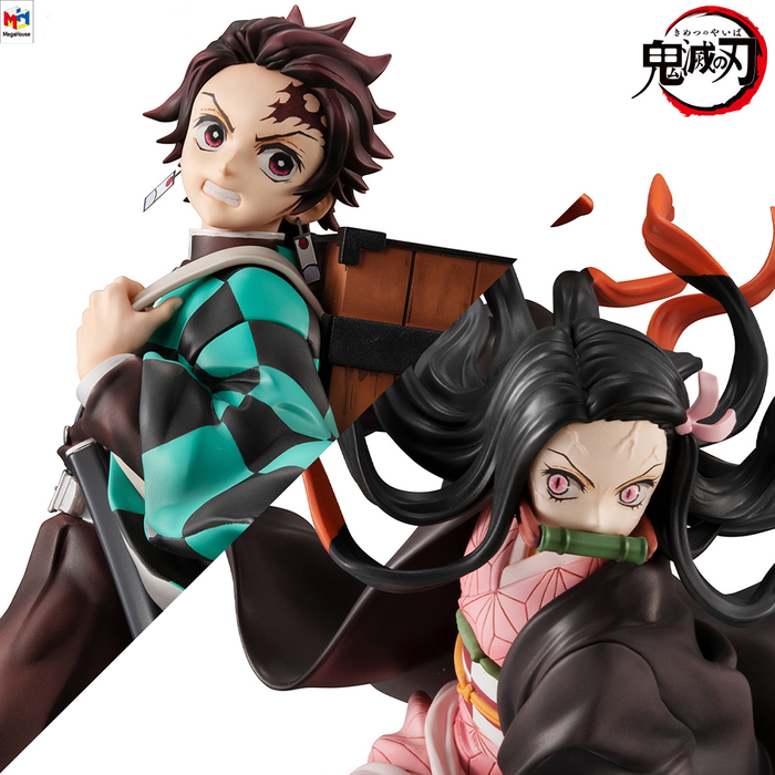 GEM Series: Demon Slayer: Kimetsu no Yaiba - Kamado Siblings (Tanjiro and Nezuko) Figure - for just $339.99! 