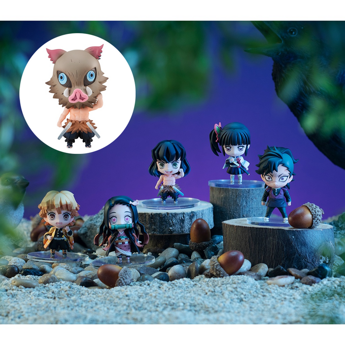 Megahouse: Demon Slayer: Kimetsu no Yaiba - Tanjiro & Friends Mascot Box of 5 Figures (With Gift) - for just $81.99! 
