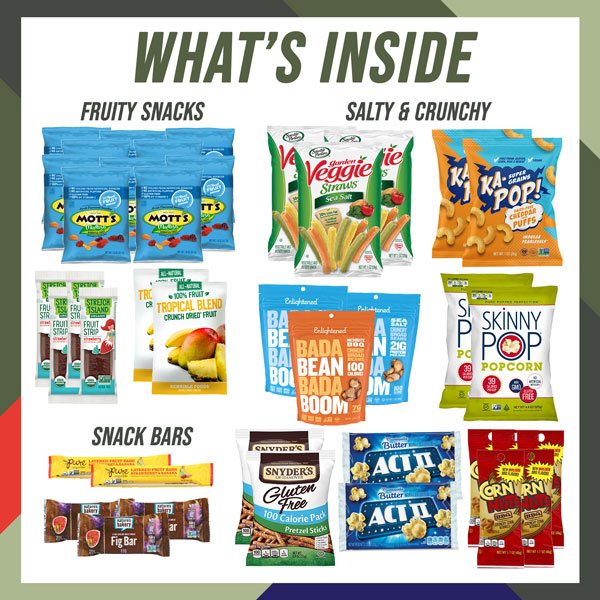 Gluten Free Dairy Free Vegan Military Care Package - for just $54.99! 