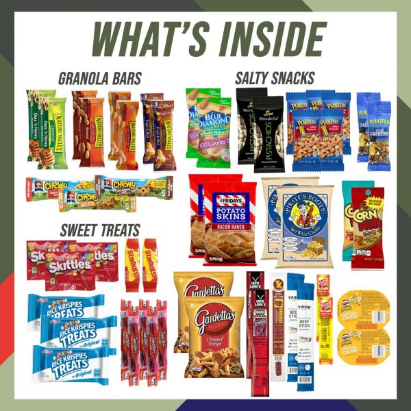 Sweet & Salty Military Care Package - for just $55.99! 