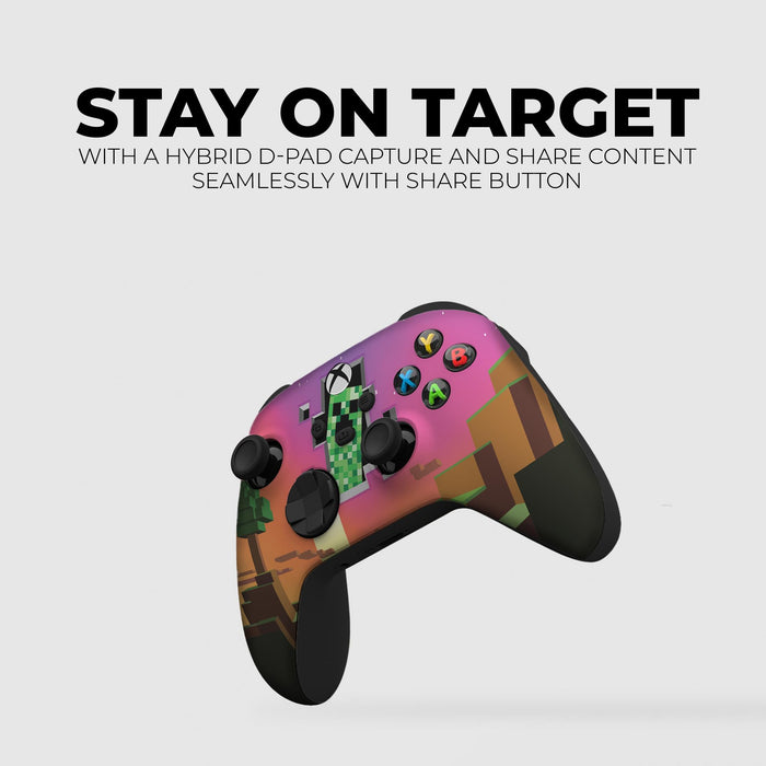 Minecraft World Custom Xbox Series X Controller Wireless compatible with X-box One/X-box Series X/S by DreamController - for just $134.99! 