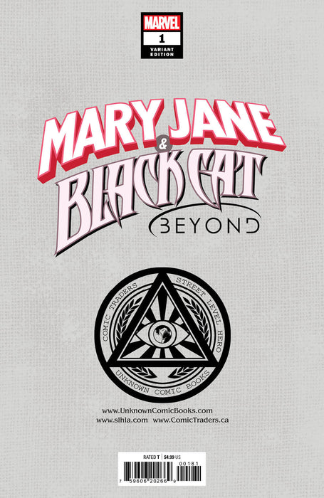Mary Jane & Black Cat: Beyond 1 Unknown Comics Marco Turini Exclusive Virgin Var (01/26/2022) - for just $20! 
