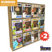 KUBBIE ECO BROWN (3x4) - In Box Display Case for Funko Pops, Wall Mountable & Stackable Pop Shelf (Cardboard) - for just $39.99! 