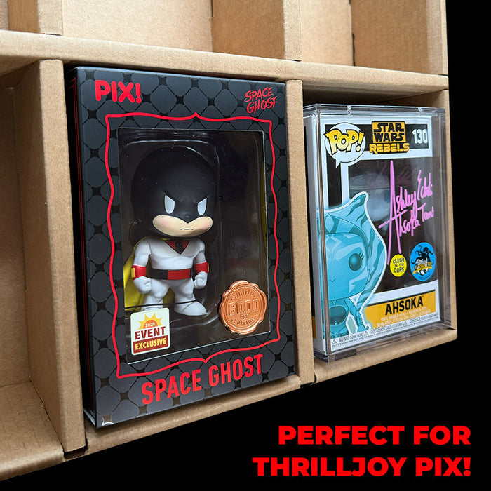 GRAIL KUBBIE BROWN (3x2) - In Box Display Case for Thrilljoy Pix (Cardboard) - for just $29.99! 