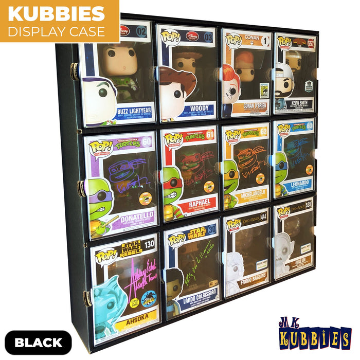 KUBBIE DLX BLACK (3x4) - In Box Display Case for Funko Pops, Wall Mountable & Stackable Pop Shelf (Cardboard) - Just $34.99! Shop now at Retro Gaming of Denver