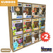 KUBBIE ECO BROWN (3x4) - In Box Display Case for Funko Pops, Wall Mountable & Stackable Pop Shelf (Cardboard) - Just $39.99! Shop now at Retro Gaming of Denver