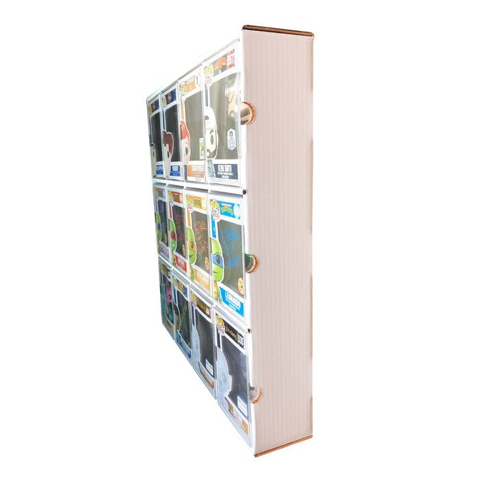 KUBBIE DLX WHITE (3x4) - In Box Display Case for Funko Pops, Wall Mountable & Stackable Pop Shelf (Cardboard) - for just $29.99! 