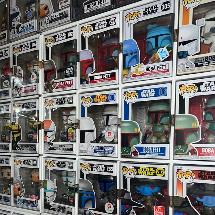 KUBBIE DLX WHITE (3x4) - In Box Display Case for Funko Pops, Wall Mountable & Stackable Pop Shelf (Cardboard) - for just $29.99! 