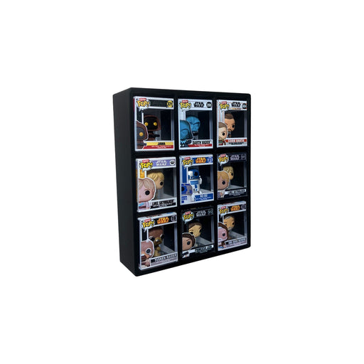 BITTY KUBBIE BLACK (3x3) - Display Case for Funko Bitty Pops, Wall Mountable & Stackable Pop Shelf (3D Printed) - for just $16.99! 