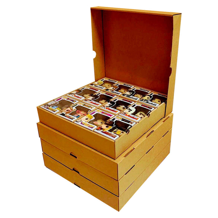 KUBBIE KASE (3x4) - Kubbie Economy & Kubbie Lid Combo for Funko Pops, Perfect for Conventions (Cardboard) - for just $54.99! 