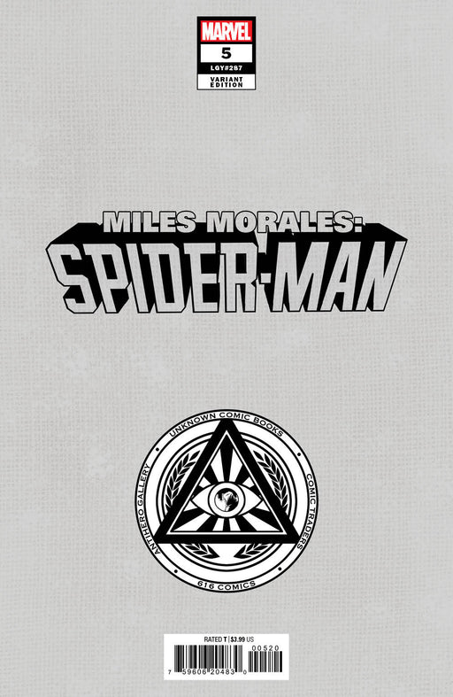 Miles Morales: Spider-Man #5 Unknown Comics Tyler Kirkham Exclusive Var (04/12/2023) - for just $10! 
