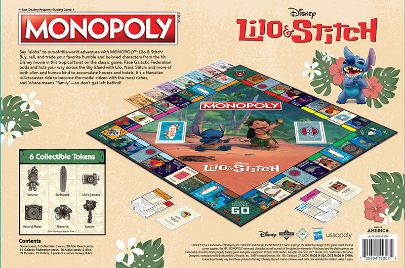 MONOPOLY®: Disney Lilo & Stitch - for just $49.99! 
