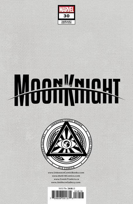 [Signed by Tyler Kirkham] MOON KNIGHT #30 UNKNOWN COMICS TYLER KIRKHAM EXCLUSIVE VIRGIN VAR [IN STOCK] - for just $40! 
