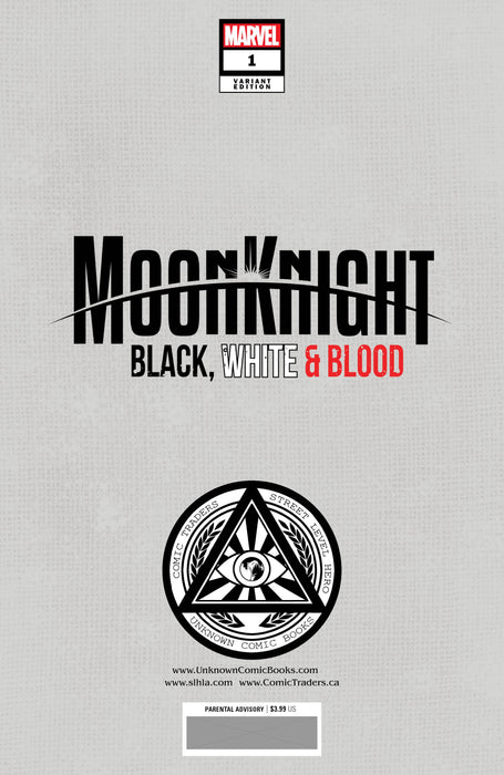 Moon Knight: Black, White & Blood 1 Unknown Comics Creees Exclusive Virgin Var (05/11/2022) - for just $30! 