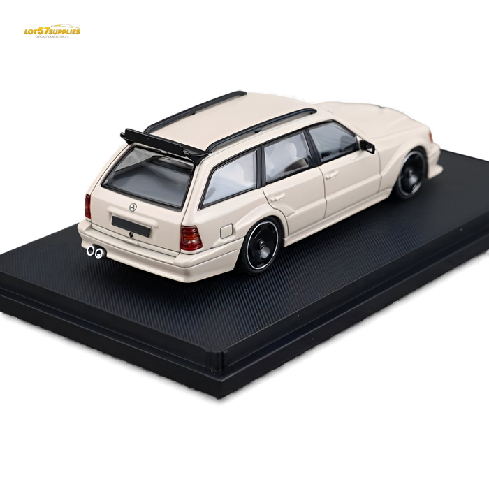 Mortal Mercedes-Benz S124 Milk Tea Color 1:64 - for just $36.99! 