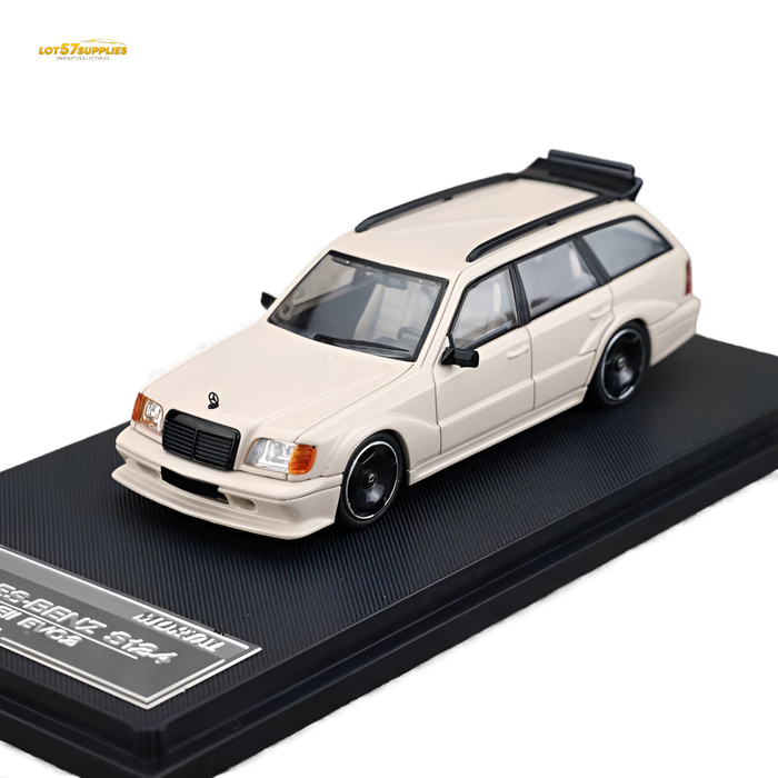 Mortal Mercedes-Benz S124 Milk Tea Color 1:64 - for just $36.99! 