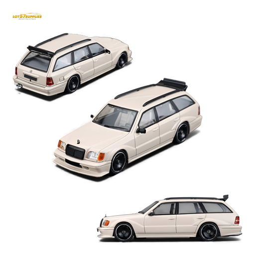 Mortal Mercedes-Benz S124 Milk Tea Color 1:64 - for just $36.99! 