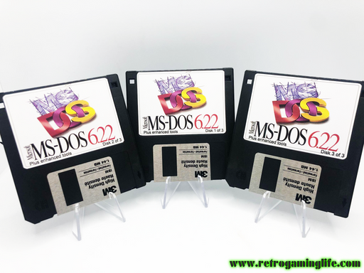 MS-DOS 6.22 with Enhanced Tools Installation Disks - for just $14.99! 