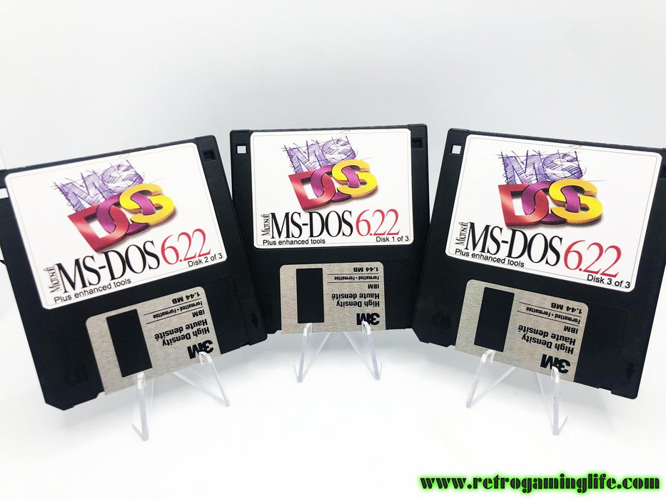 MS-DOS 6.22 with Enhanced Tools Installation Disks - for just $14.99! 