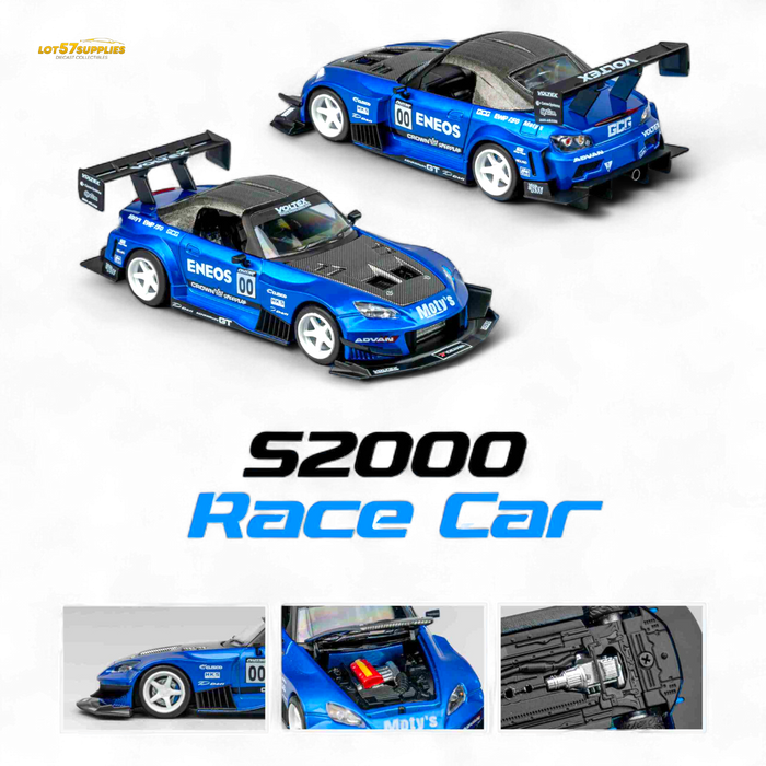 MicroTurbo Honda S2000 ENEOS #00 TOP FUEL - Candy Blue 1:64 - for just $49.99! 