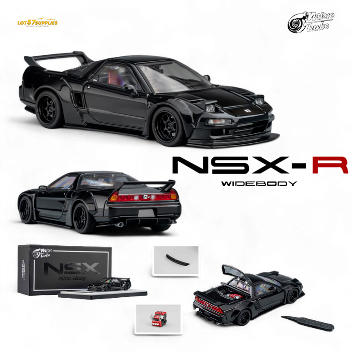 Microturbo NSX-R WideBody - Gloss Black 1:64 - for just $49.99! 
