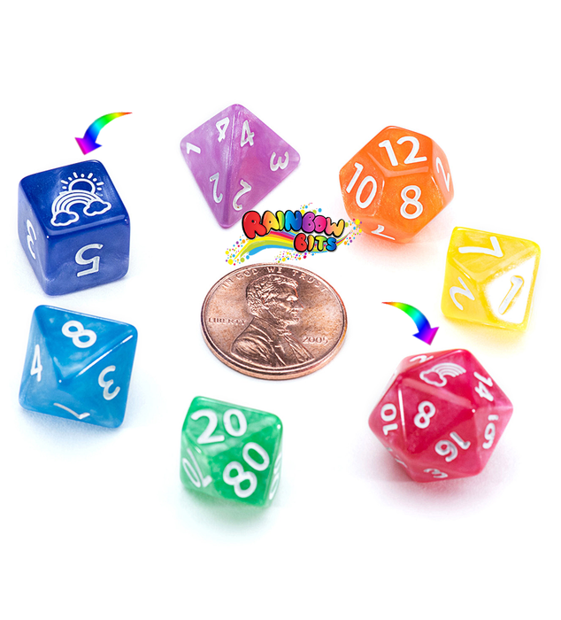 12mm Mighty Tiny Dice Set (7 Dice) - for just $14.95! 