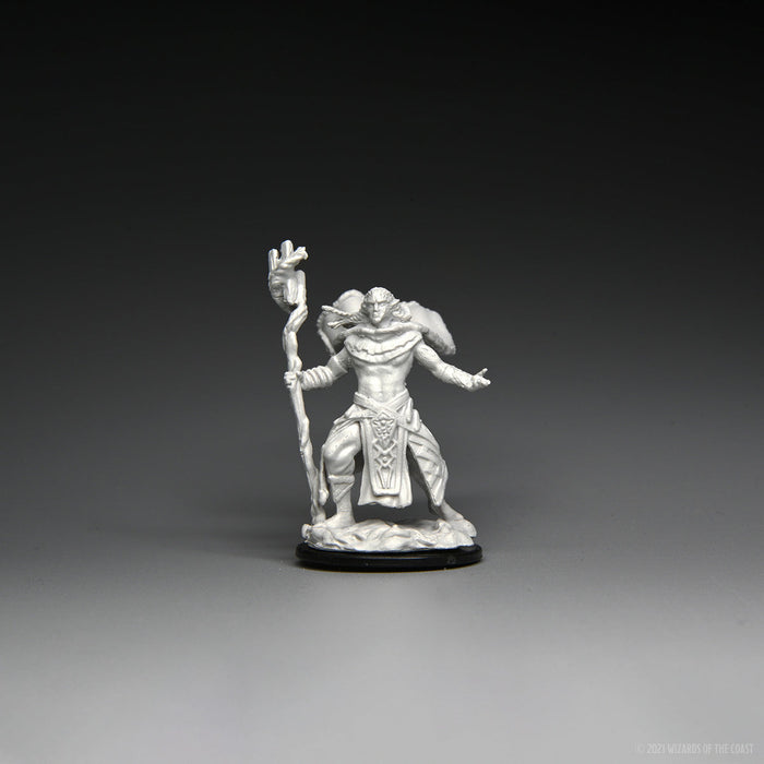 Magic: the Gathering - Unpainted Miniatures - Elf Fighter & Elf Cleric - for just $5.99! 