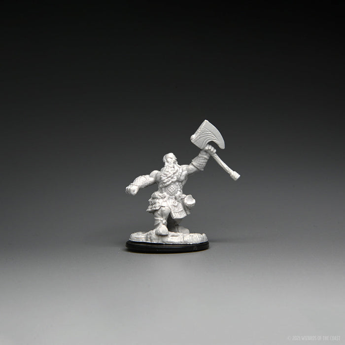 Magic: the Gathering - Unpainted Miniatures - Dwarf Fighter & Dwarf Cleric - for just $5.99! 