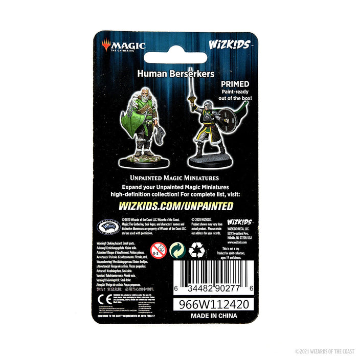 Magic: the Gathering - Unpainted Miniatures - Human Berserkers - for just $5.99! 