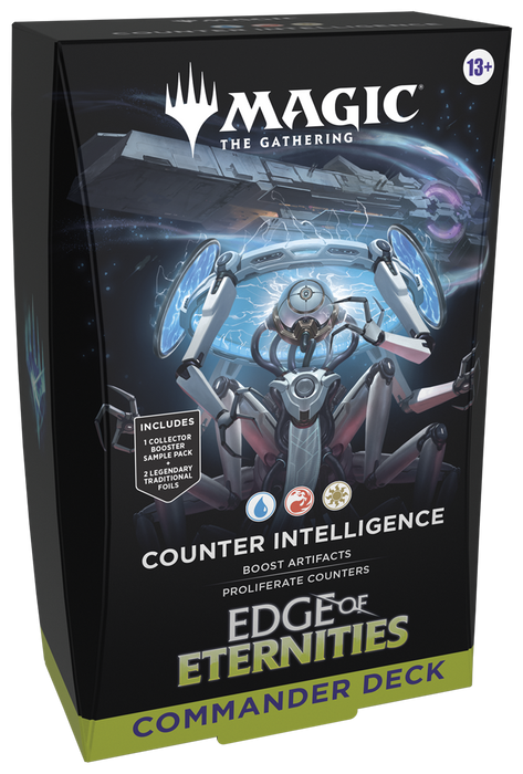 Magic: The Gathering - Edge of Eternities - Commander Deck - Counter Intelligence - for just $54.99! 
