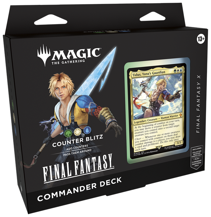 Magic: the Gathering - Final Fantasy Commander Deck - Counter Blitz - for just $60! 