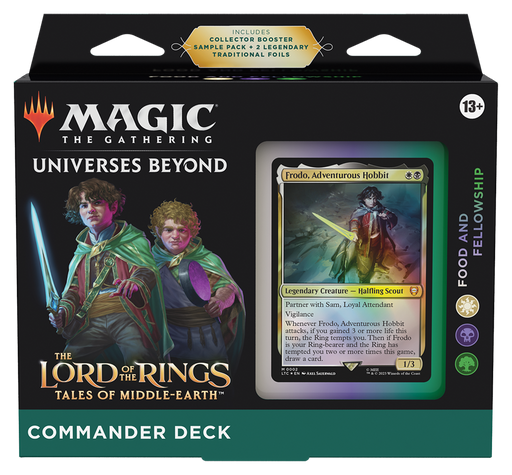 Magic: the Gathering - The Lord of the Rings -Tales of Middle-earth Commander Deck  - Food & Fellowship - for just $69.99! 