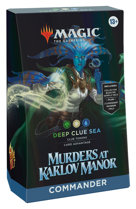 Magic: the Gathering - Murders at Karlov Manor Commander Deck  - Deep Clue Sea - for just $55! 