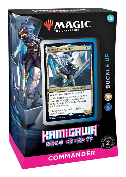 Magic: the Gathering - Kamigawa: Neon Dynasty Commander Deck - Buckle Up - for just $50! 