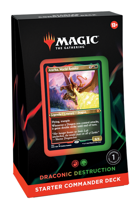 Magic: the Gathering - Starter Commander Deck - Draconic Destruction - for just $29.99! 