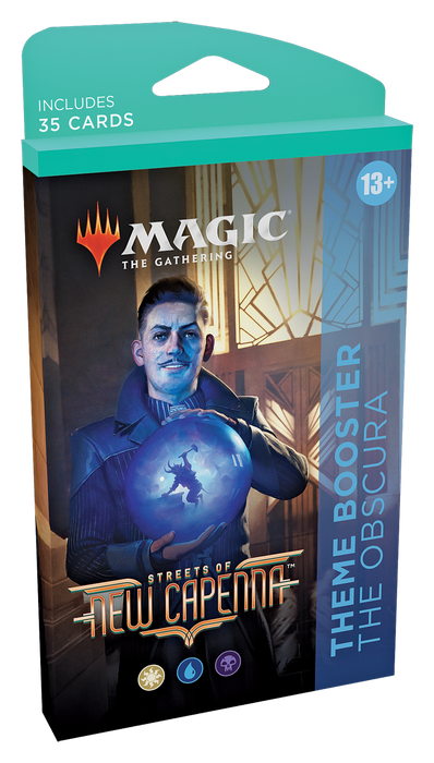 Magic: the Gathering - Streets of New Capenna Theme Booster - The Obscura (White-Blue-Black) - for just $8! 