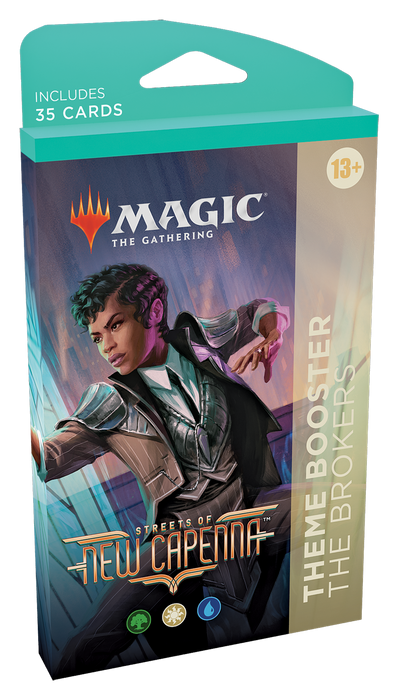 Magic: the Gathering - Streets of New Capenna Theme Booster - The Brokers (Green-White-Blue) - for just $8! 