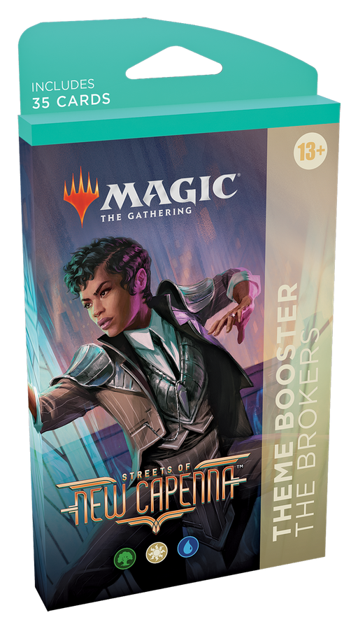 Magic: the Gathering - Streets of New Capenna Theme Booster - The Brokers (Green-White-Blue) - for just $8! 
