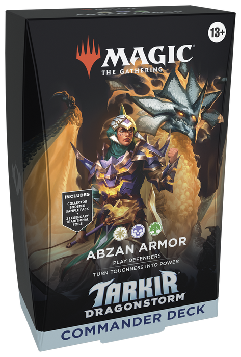 Magic: The Gathering - Tarkir Dragonstorm Commander Deck - Abzan Armor - for just $49.99! 