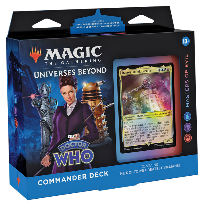 Magic: the Gathering - Universes Beyond - Doctor Who Commander Deck - Masters of Evil - for just $65! 
