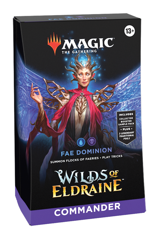 Magic: the Gathering - Wilds of Eldraine Commander Deck  - Fae Dominion - for just $99.99! 